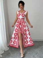 Women's Spring and Summer Beach Vacation Style Casual and Elegant Contrasting - Image 5