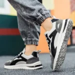 Men's Low-Top Laced Training Sneakers, Suitable for Outdoor Workouts - Image 3