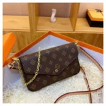 2026 New Women's Fashionable Monogram Chain Bag, Retro Versatile Envelope Bag - Image 5