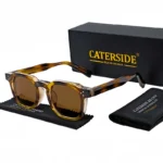 CATERSIDE Fashion Men Sunglasses Small Frame Square Personalized Design Sun - Image 2