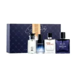 4 PCS/Set Men's Perfume Gift Set 3x30ml Long Lasting Woody Citrus Ocean Eau De Toilette