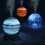 Creative Planet USB Humidifier with Colorful LED Lights,330ml Aromatherapy Diffuser