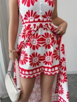 Women's Spring and Summer Beach Vacation Style Casual and Elegant Contrasting - Image 6