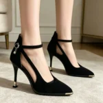 Fashionable French Style Pointed Toe High Heels Spring Autumn New Arrival Women's wear