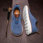 Summer large-sized wide-toe casual shoes with soft sole and anti-slip function