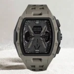 TOMI Sports Men Mecha Dual Display Watch, Analog Digital Dual Dial, Backlight - Image 2