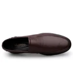 CLOHOO Men's Business Casual Shoes Handmade Layered Cowhide Rubber - Image 6