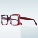 CLLOIO Square Anti-blue light Large Frame Eyeglasses fashion street Optical Reading - Image 4