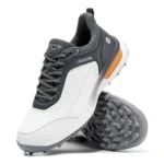 FitVille Men'S Wide Waterproof Spikeless Golf Shoes, High Traction Anti-Slip Sole, Shock Absorption