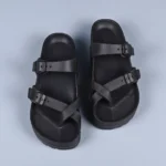 Women's Summer Shoes Soft Sole EVA Slippers Double Adjustable Buckles Platform - Image 2