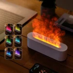 3D Flame Essential Oil Humidifier with 7 Color Environmental Lighting Aromatherapy - Image 3