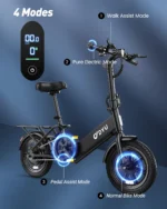 【1 Year Warranty】DYU C3 14 inch Folding Electric Bicycle Peak 500W Motor 280WH - Image 4