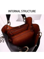 Pahajim Handbags for Women Large Tote Bag PU Leather Waterproof Handbags Shoulder - Image 2