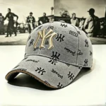 New York Embroidered Baseball Cap - Adjustable - Retro Vintage Casual Sun Hat - Image 3
