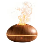 A74G-Aromatherapy Diffuser Flyings Saucer 7-Color LED Flame