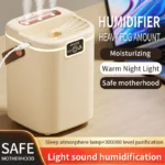 3 Nozzle Humidifier Household Office Evaporative Air Humidifier with Night Light - Image 6