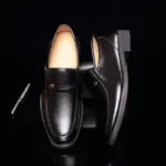 Leather Men Formal Shoes Luxury Brand 2023 Men's Loafers Dress Moccasins Breathable - Image 5