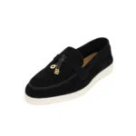 GJ High-Quality Brand Women's Shoes Luxury Leather Round Toe Retro Casual - Image 2