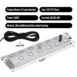 12 Head Ultrasonic Mist Maker Fogger Ultrasonic Atomizer Plate