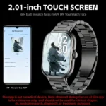LAXASFIT Smart Watch 1.83" Touch Screen Fitness Tracker Multi-Sport Modes - Image 6