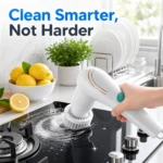 Automatic Cleaning Brush – Sponge Material, Powerful Stain Removal,