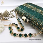 2026 Nigerian Women Heel Ladies Italian Luxury Design Green Shoes And Bag Set - Image 2