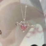 Zircon Moonstone Planet Necklaces for Women Girls Gold Color Fashion - Image 3