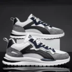 Men's Low-Top Laced Training Sneakers, Suitable for Outdoor Workouts - Image 2