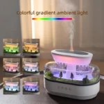 Aroma Humidifier Raindrop Air Humidifier Colorful Light White Noise Essemtial Oil Diffuser Home Ultrasonic Fragrance Diffuser - Image 2