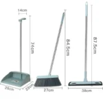 Broom set Household broom broom Dustpan set Brush head sweeping Individual - Image 3