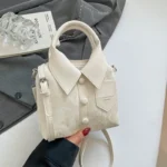 2026 New Minimalist Shirt Bag for Women Fashion Casual Shoulder