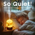Essential Oil Diffuser Mini Aromatherapy Air Humidifier With 10ml Essential Oil, Hand Blown Glass Cover - Image 4