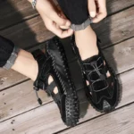 Summer Men Sandals Genuine Leather Mens Casual Shoes Outdoor Men Leather - Image 4