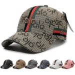 2026 classic letter design embroidered baseball cap, casual duckbill cap, high-quality