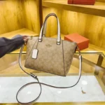 Vintage Original Textured Diaper Bag Square Satchel Women Luxury Purse Handbag - Image 6
