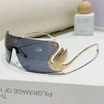 New Y2k Vintage Rimless Sunglasses Women Luxury Brand Design Sun