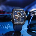SMAEL 8109 New Men's Square Dual Display Sport Watch - 50M Waterproof Luminous
