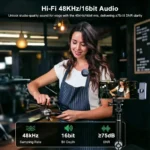 KEBIDU Wireless Lavalier Microphone Double Noise Reduction HiFi Sound - Image 3