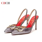 CHCH Women's High Heels 2025 Sharp tip Destiny Closed Toe Strappy - Image 3