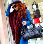 New Handbags European 2026 Tendency Fashion Motorcycle Women Bag Textured Niche - Image 2