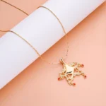 Y2k Fashion Star Pendant Necklace Pendant Necklace Women's Fashion Zircon Accessory - Image 5