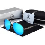 Men Driving Outing Sunglasses Metal Frame Glasses UV Protection Eyewear for Mercedes - Image 3