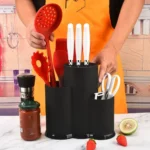 Multifunctional Universal Knives Holder 2/3 Grid Plastic Kitchenware Drain - Image 2
