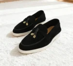 GJ High-Quality Brand Women's Shoes Luxury Leather Round Toe Retro Casual