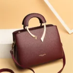 GENUINE VANDERWAH High Quality Leather Casual Tote Luxury Handbags Women Bags - Image 2