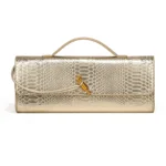 PU Leather Fashion Luxury Top-Handle Bag For Women Evening Handbag Long Purse - Image 2