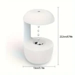 600ml Anti-Gravity Water Droplet Humidifier USB Quiet Cool Mist LED Night - Image 4