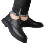 men new soft soled leather shoes Outdoor nonslip walking shoes Casual light - Image 5