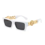 New fashion square men's and women's sunglasses trend advanced - Image 3
