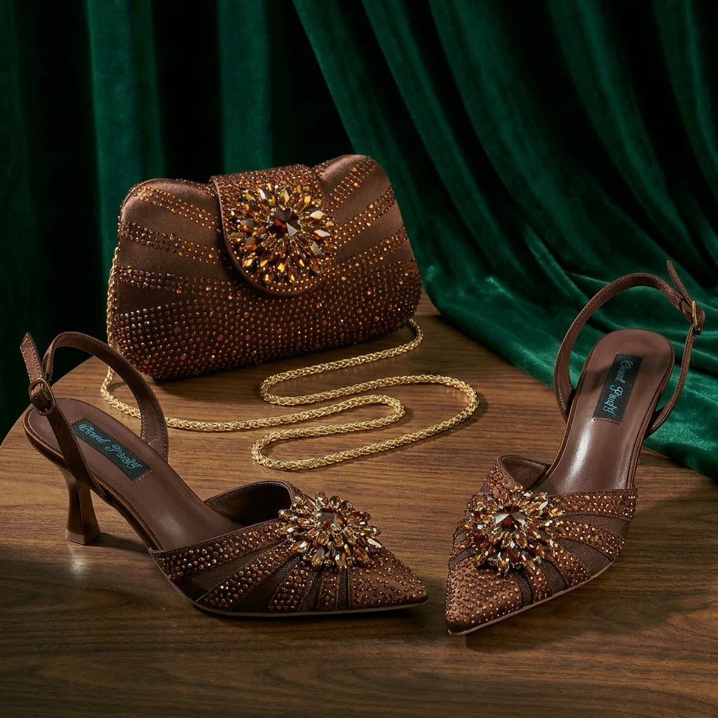kf-Sd2e76b9cf13148d982bcf78de0a8c7f6k New Italian Pumps and Bag To Party 2026 INS Style Pointed DURABLE OUTSALE - Image 1